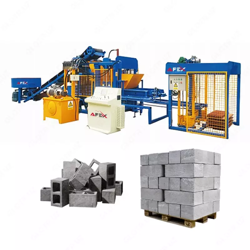 Линия производства шлакоблоков AFX4-24