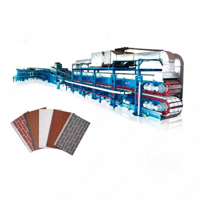 Линия по производству отделочных материалов из полиуретановой изоляции