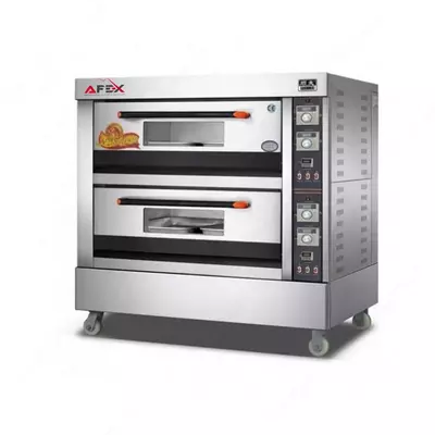 Двухъярусная печь с четырьмя противнями АФ-ФКБ-2