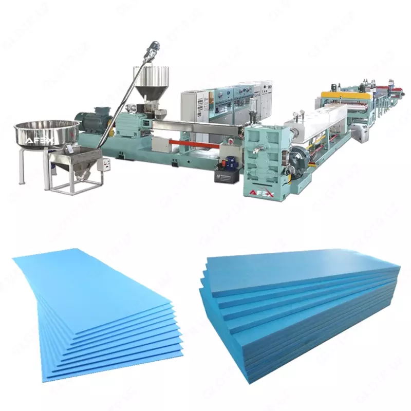 Линия по производству изоляционных панелей XPS