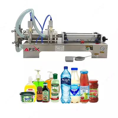 Пневматический дозатор для жидкостей с 2 ​​головками