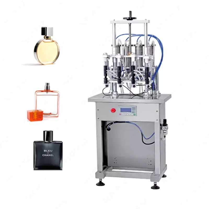 Автоматическое оборудование для розлива духов с четырьмя головками