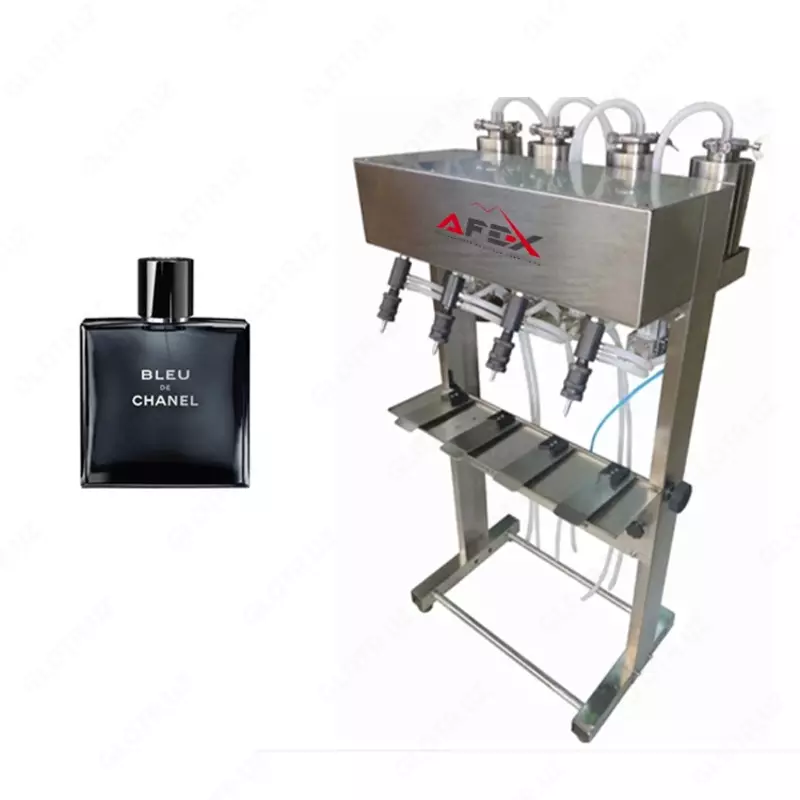Оборудование для розлива духов с четырьмя головками