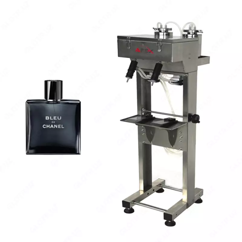 Двухголовочное оборудование для розлива парфюмерии