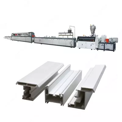 Линия по производству профилей ПВХ для рамы