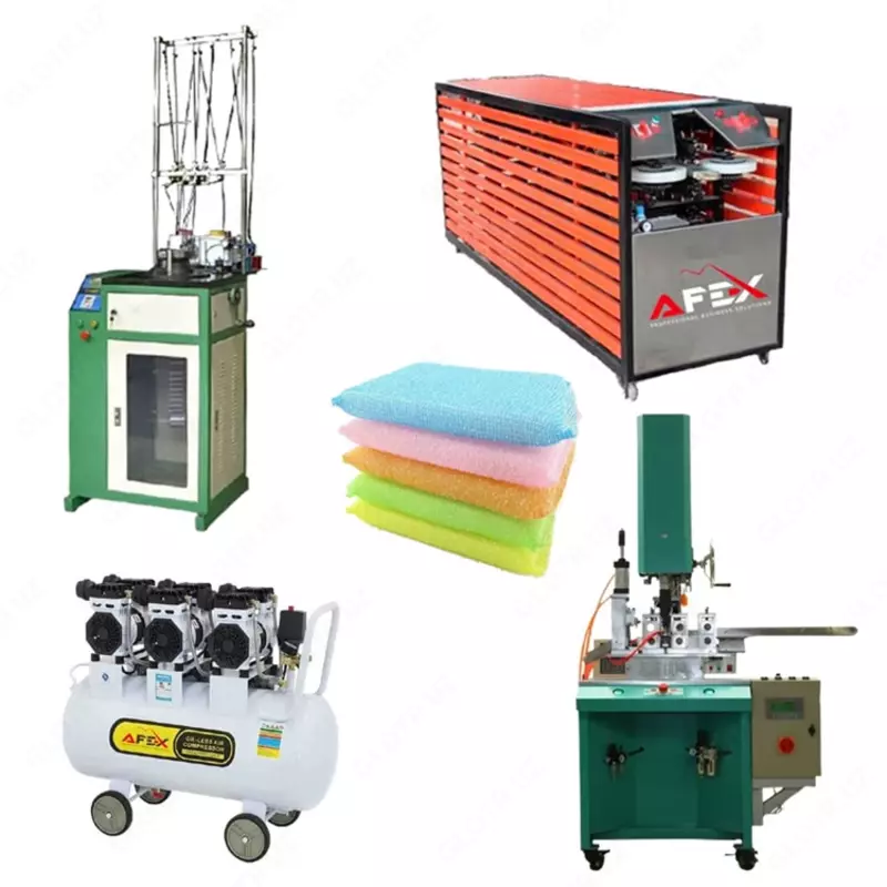 Oshxona gubkasi ishlab chiqarish uskunalari