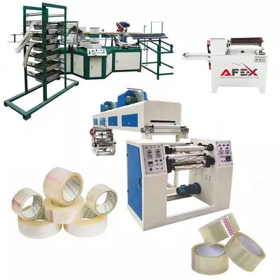 Линия по производству клейкой ленты (скотча) - 818 380 506 сум / шт.