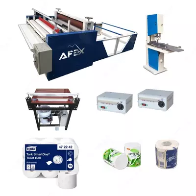 Компактная линия по производству туалетной бумаги