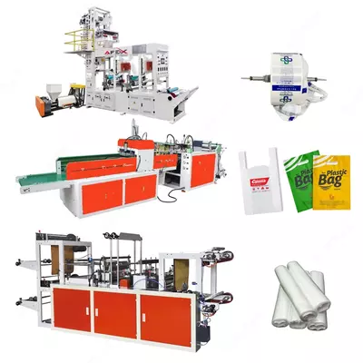 Автоматическая линия по производству пластиковых пакетов - 756 436 130 сум / шт.