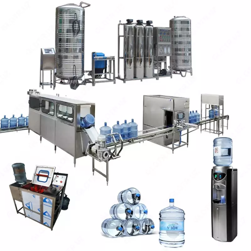 Линия по производству фильтрованной негазированной питьевой воды на 19 литров (для офисов и домов) - 297 884 427 сум