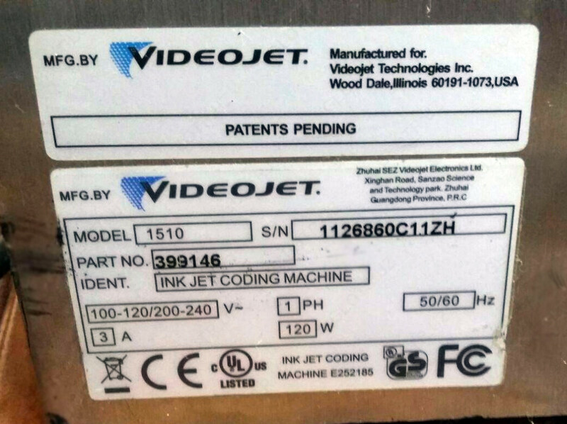  Каплеструйный принтер Videojet 1510 для мелькосимвольной печати! - 