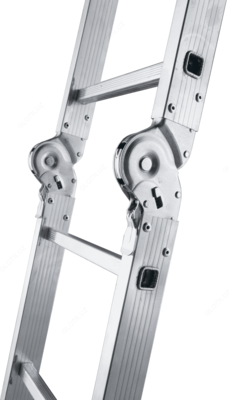 Menteşeli alyuminiy narvon, 4 x 4 qadam, Rossiya