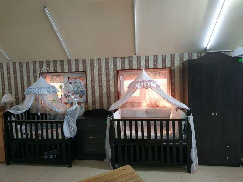 Комплект детской мебели (тёмно-коричневый)