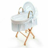 Детская кроватка-люлька (беловато-голубая) - 1 400 000 сум