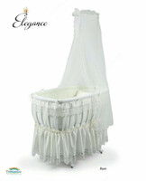 Детская кроватка-люлька (белая)