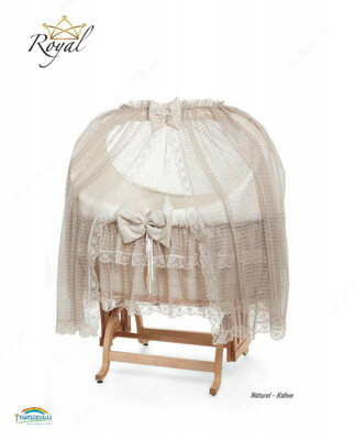 Детская кроватка-люлька (коричнево-белая) - 3 600 000 сум / шт.