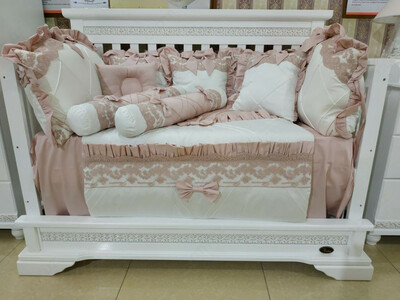 Детская кроватка (бело-розовая) - 4 500 000 сум / шт.