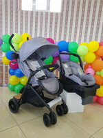 Детская коляска-трансформер (серая) - 2 900 000 сум