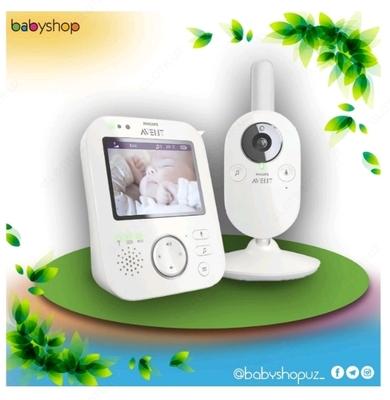 Радионяня Philips AVENT SCD833 (белый)