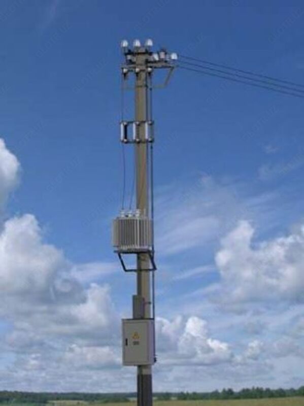 Комплектная мачтово-трансформаторная подстанция КТПМ 25-250 kVA - 300 000 so'mdan