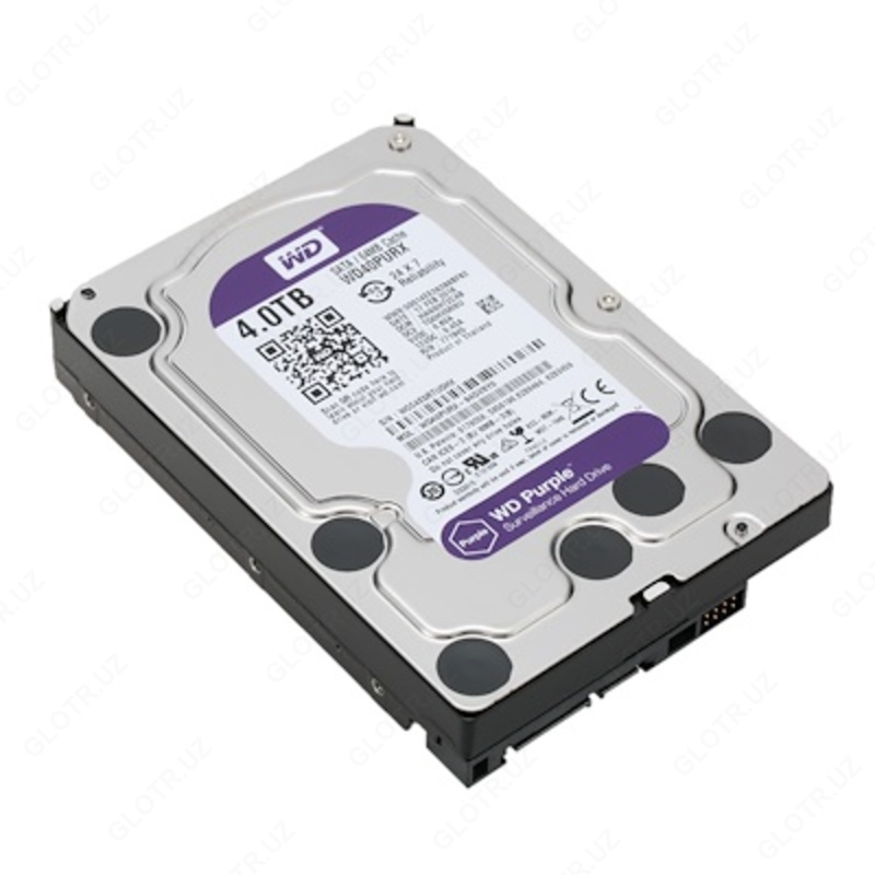  Жёсткий диск для видеонаблюдения  WD - Purple HDD 4Tb - 