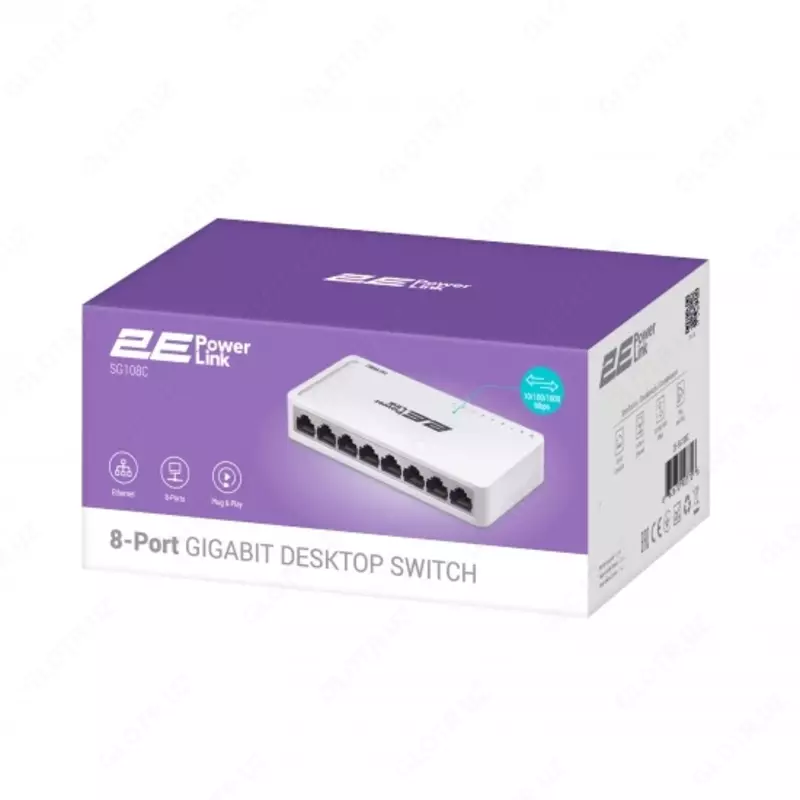 Коммутатор 2E PowerLink SG108C