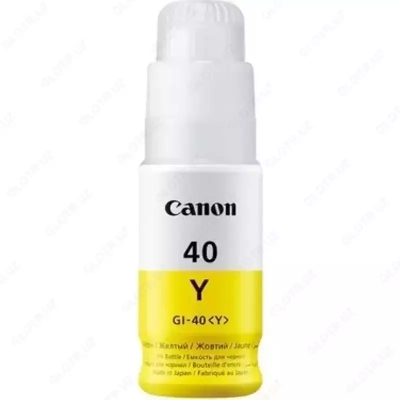 Чернила водорастворимые Canon GI-40 Y желтый Артикул: 3402C001AB