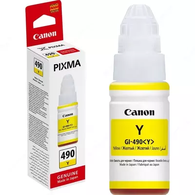 Чернила для струйного принтера Canon GI-490Y (0666C001AB)