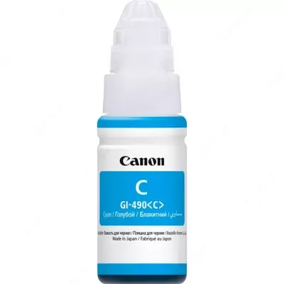 Чернила Canon GI-490 C голубой (0664C001AB)