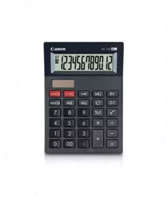 Калькулятор Canon AS-120 Карманный дисплей Серый артикул (4582B001AB)