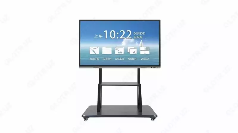 ИНТЕРАКТИВНАЯ СЕНСОРНАЯ ПАНЕЛЬ 98-дюйм с ОПС и мобильном стендом