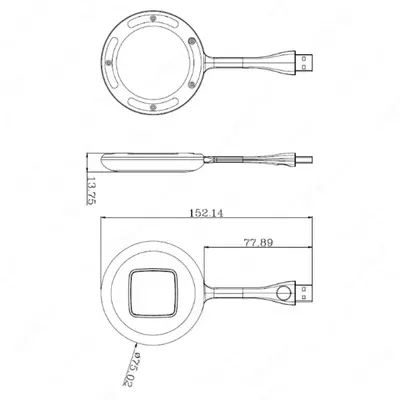 Модуль для беспроводного подключения к экрану, USB, 1080P, Uniview HB-7199-TP