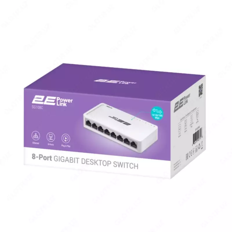 Коммутатор 2E PowerLink SG108C