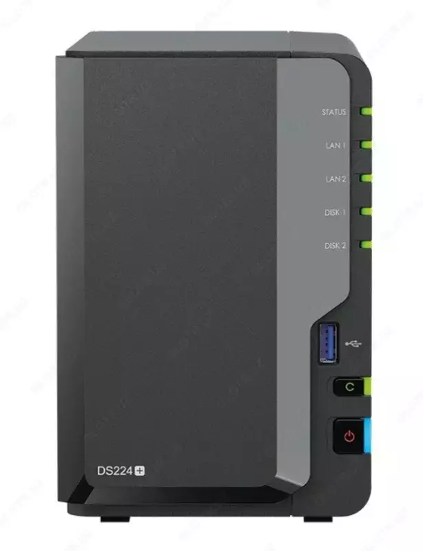 Сетевое хранилище (NAS) Synology DiskStation DS224+(без дисков)