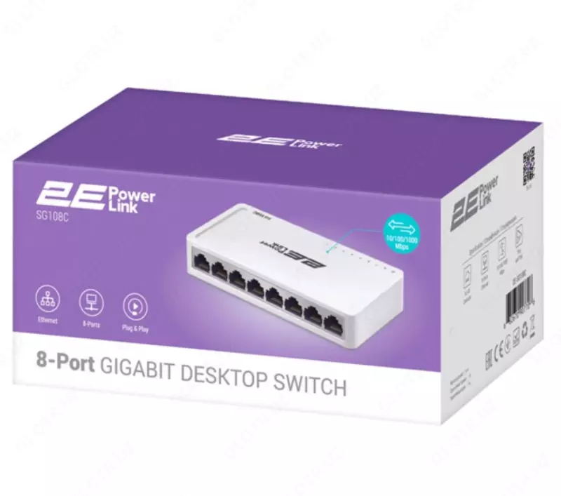 119 000 so'm 2E PowerLink SF108C tarmoq kommutatori (switch)