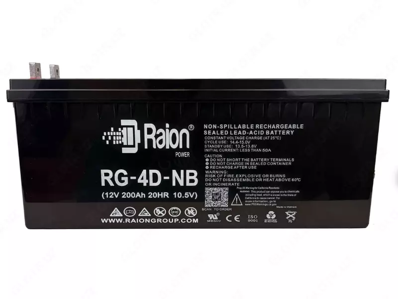  Аккумулятор для инвертеров Power Kingdo 12V/200Ah - 