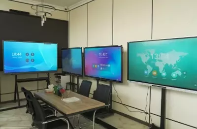  65 dyuymli interaktiv sensorli panel OPS va mobil stend bilan OOO Heawenly Wave