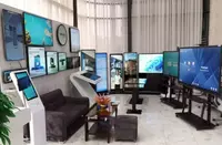  65 dyuymli interaktiv sensorli panel OPS va mobil stend bilan - OOO Heawenly Wave