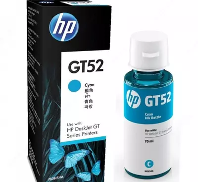  Чернила HP GT52 голубой (M0H54AE) - 