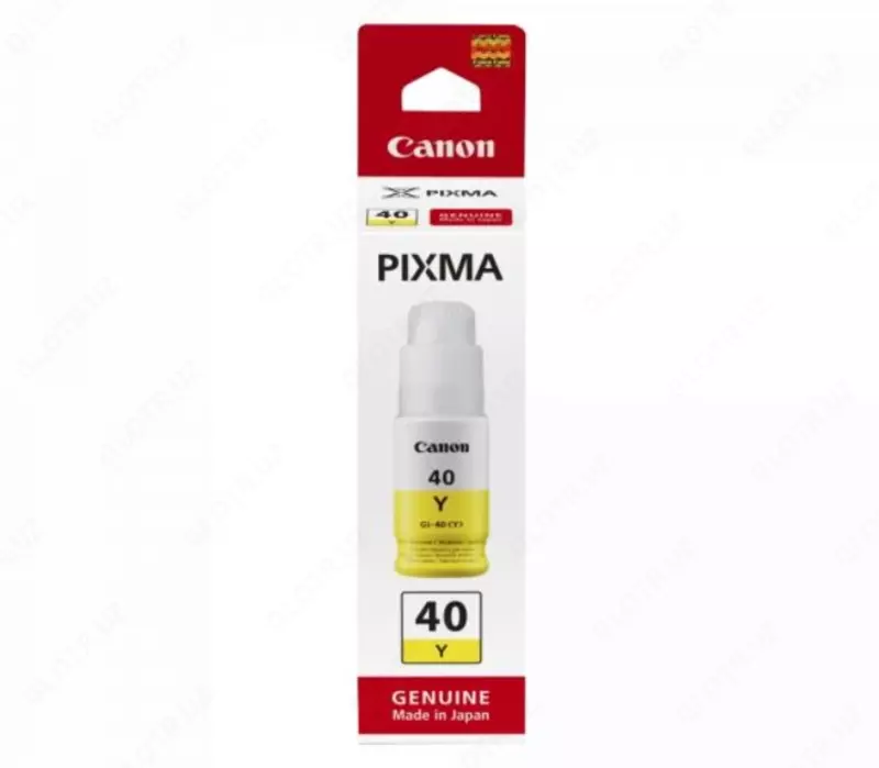  Чернила водорастворимые Canon GI-40 Y желтый Артикул: 3402C001AB - 