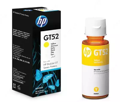   Sariq (Yellow) rangli HP GT52 siyohi (M0H56AE)