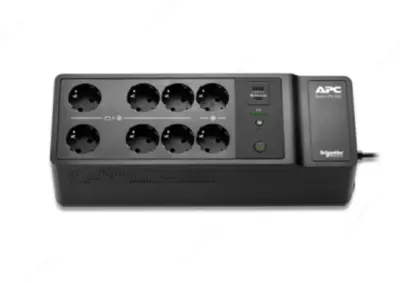   Back-UPS BE seriyali 850 VA quvvatli  Schuko rozetkalari bilan uzluksiz quvvat manbai