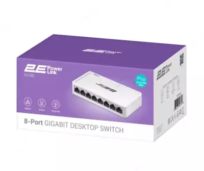  Коммутатор 2E PowerLink SF105C 5XFE Только в розницу