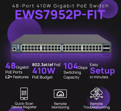   EnGenius EWS7952P-FIT kommutatori (art. 1402A0196307)