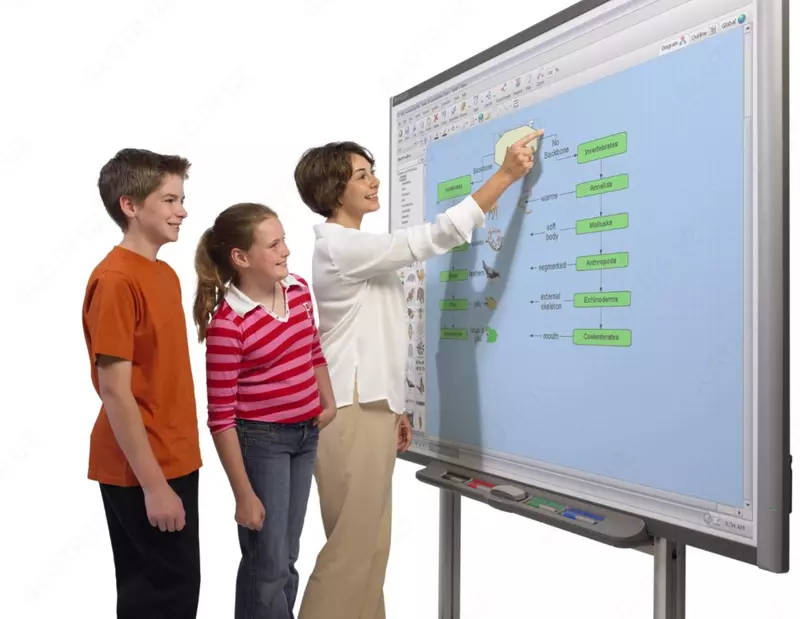  POWER TOUCH 65 dyuymli interaktiv sensorli panel OPS va mobil stend bilan OOO Heawenly Wave