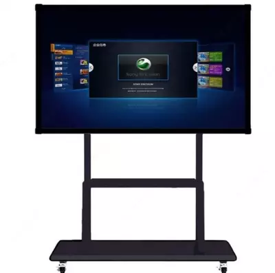  ИНТЕРАКТИВНАЯ СЕНСОРНАЯ ПАНЕЛЬ 65-дюйм с ОПС и мобильном стендом POWER TOUCH - ShopIT