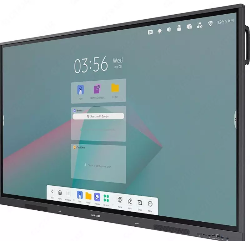   POWER TOUCH 86 dyuymli interaktiv sensorli panel OPS va mobil stend bilan