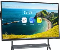  POWER TOUCH 86 dyuymli interaktiv sensorli panel OPS va mobil stend bilan Chakana savdo