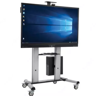  SUPER TOUCH 98 dyuymli interaktiv sensorli panel OPS va mobil stend bilan Chakana savdo