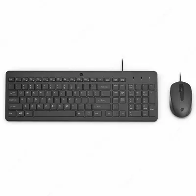 Комплект клавиатура + мышь HP 150 Wired Mouse and Keyboard Combo Set Black (240J7AA)